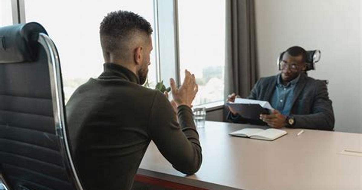 How Should You Sit When Being Interviewed?