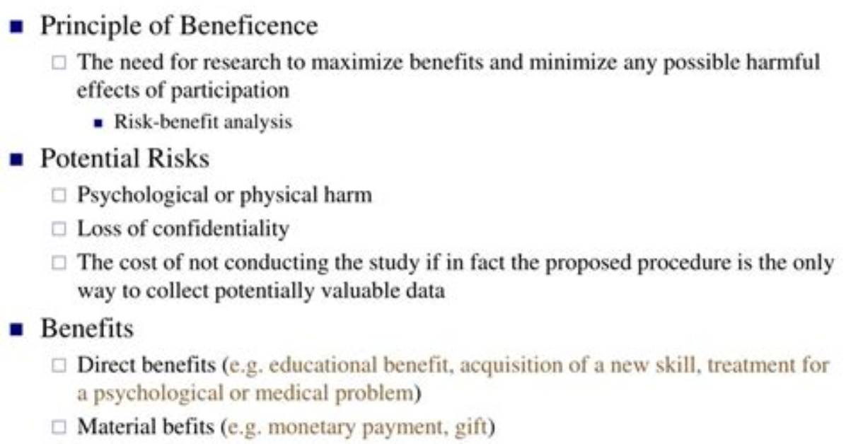How the Principle of Beneficence Is Applied?