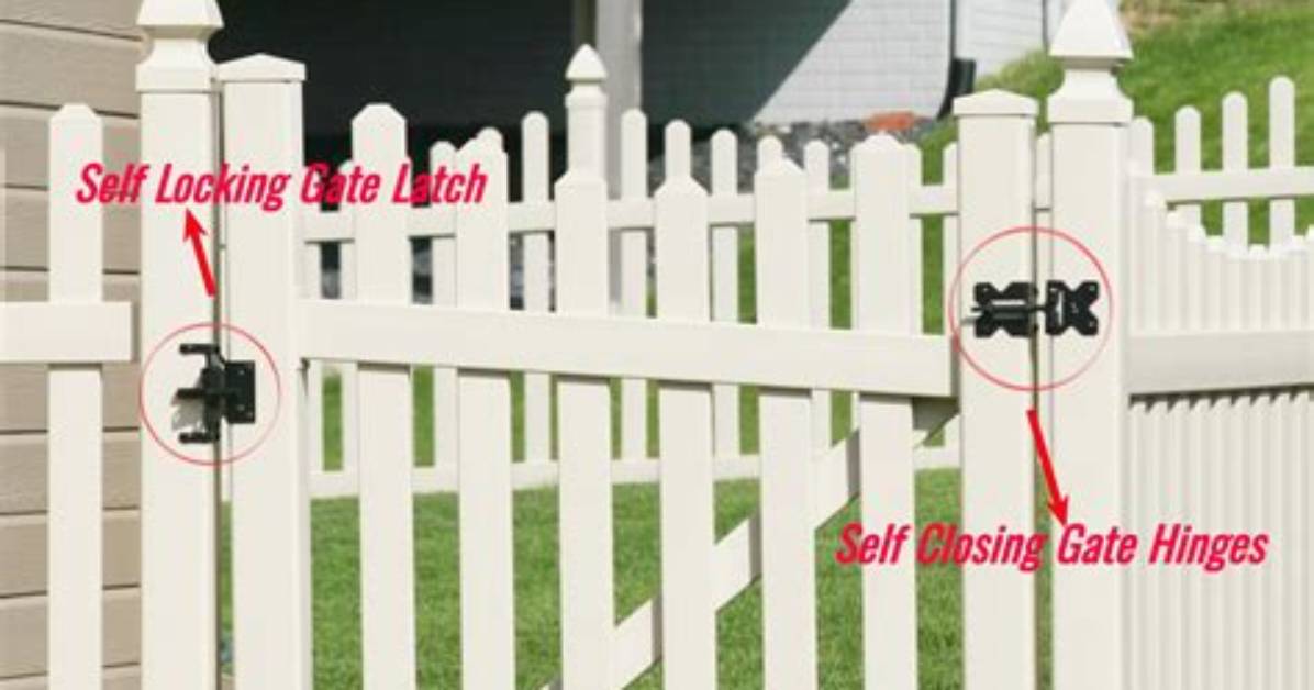 How to Adjust a Self Closing Fence Hinge for A