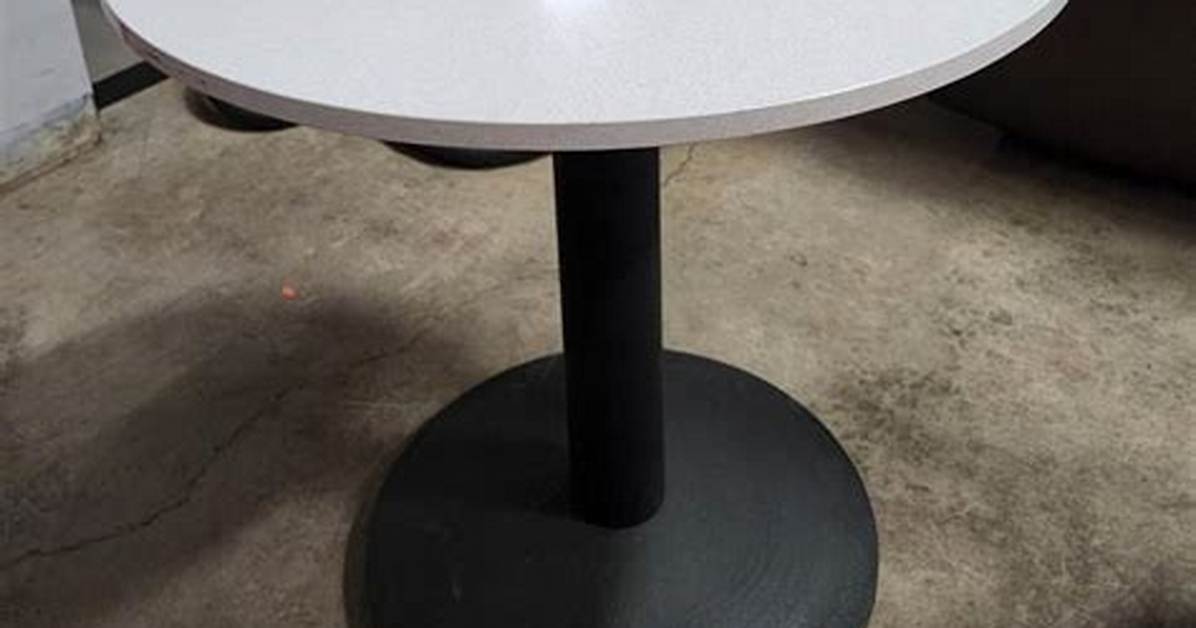 How to Attach a Stone Table Top to A