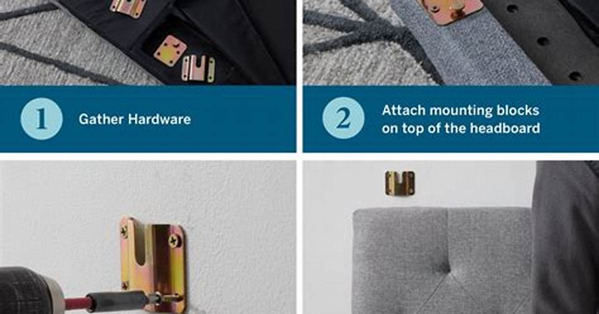 How to Attach an Upholstered Headboard to A