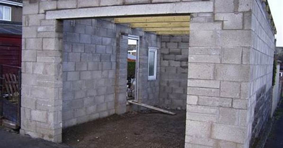 How to Build a Block Garage