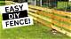 How to Build a Cheap Fence