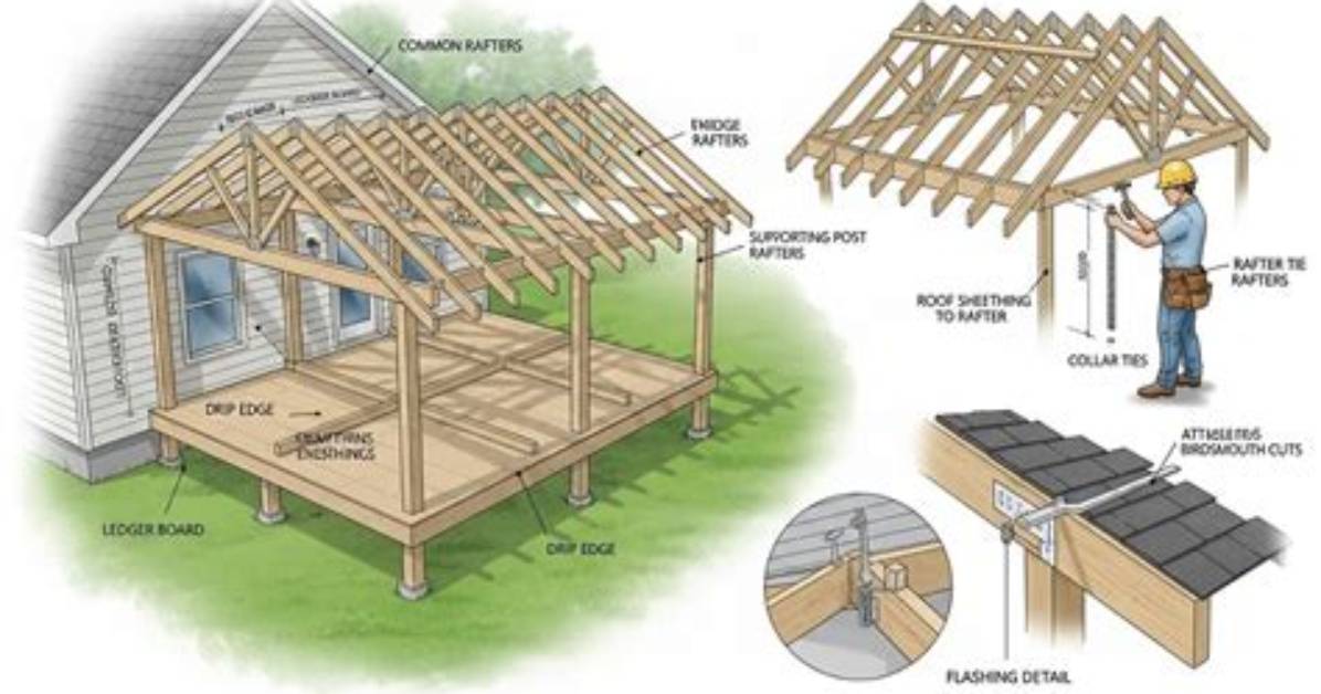 How to Build a Gable Roof over A