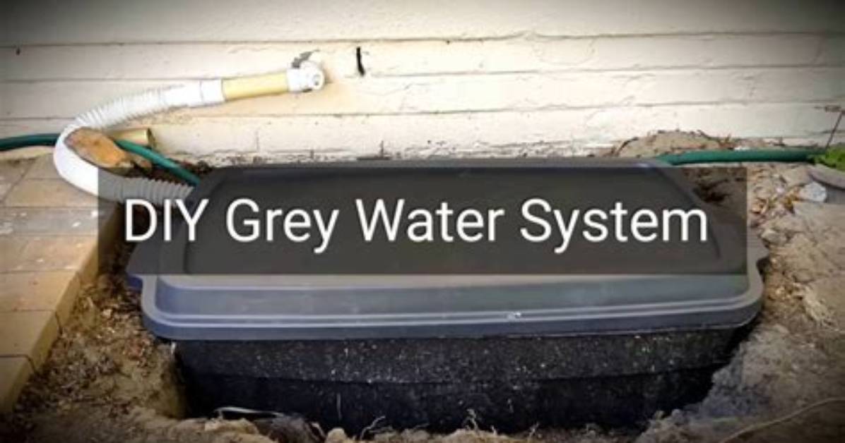 How to Build a Gray Water Sump