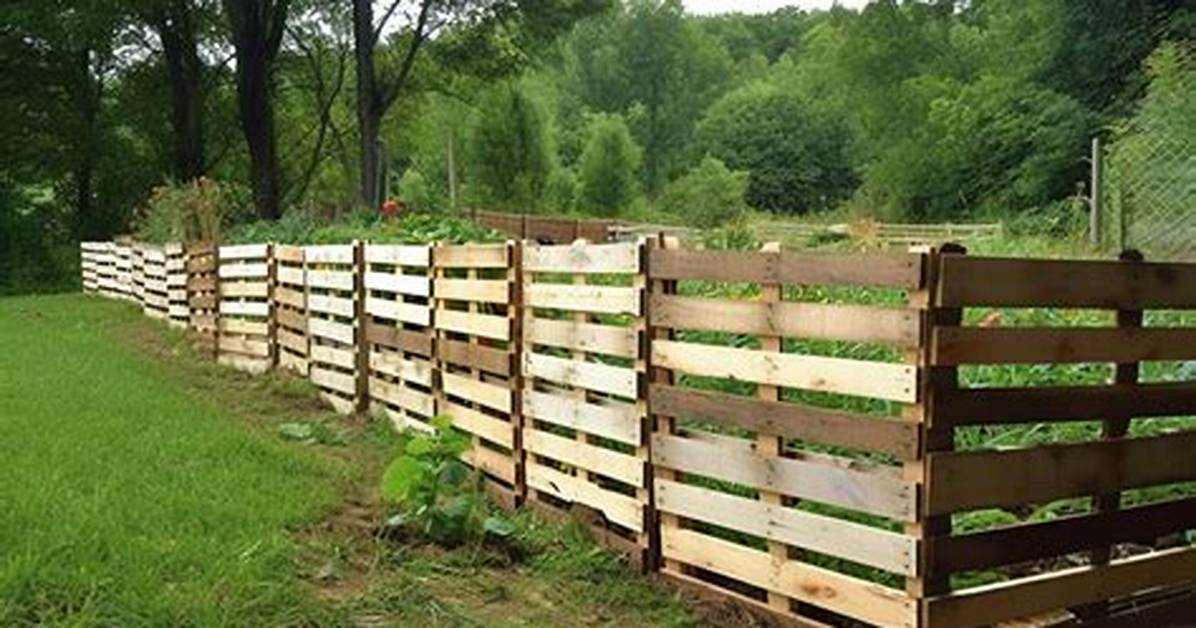 How to Build a Pallet Fence