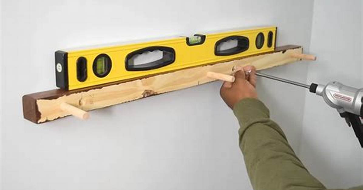 How to Build a Shelf with Dowel Rods