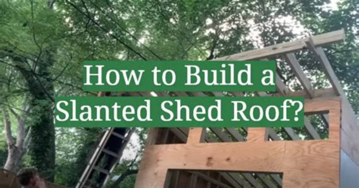 How to Build a Slanted