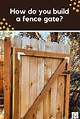 How to Build a Wooden Gate with Metal Posts