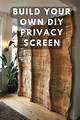 How to Build an Indoor Privacy Screen