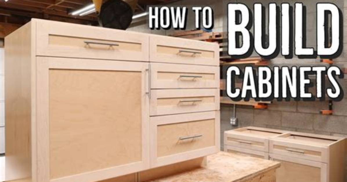 How to Build Cabinets With