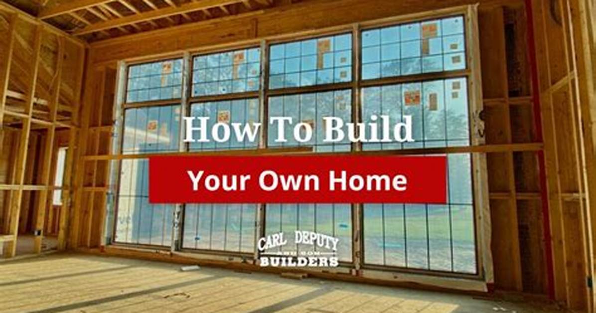 How to Build Your Own