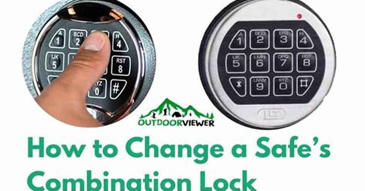 How to Change a Combination Lock on a Cash Box