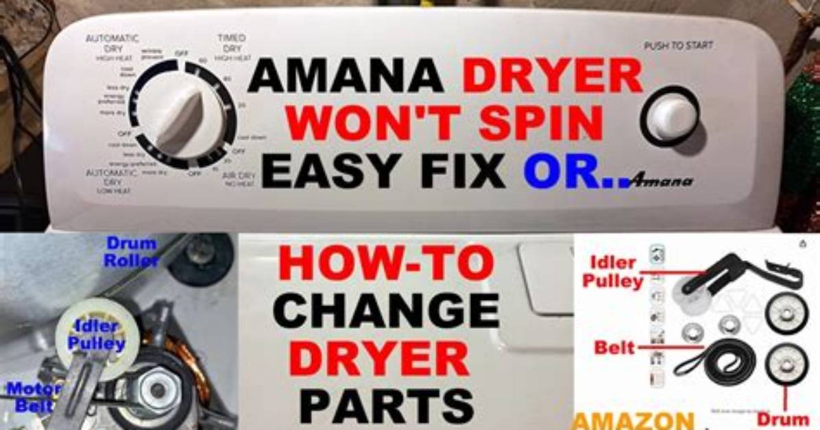 How to Change an Amana Dryer