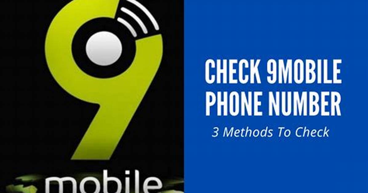 How to Check 9Mobile