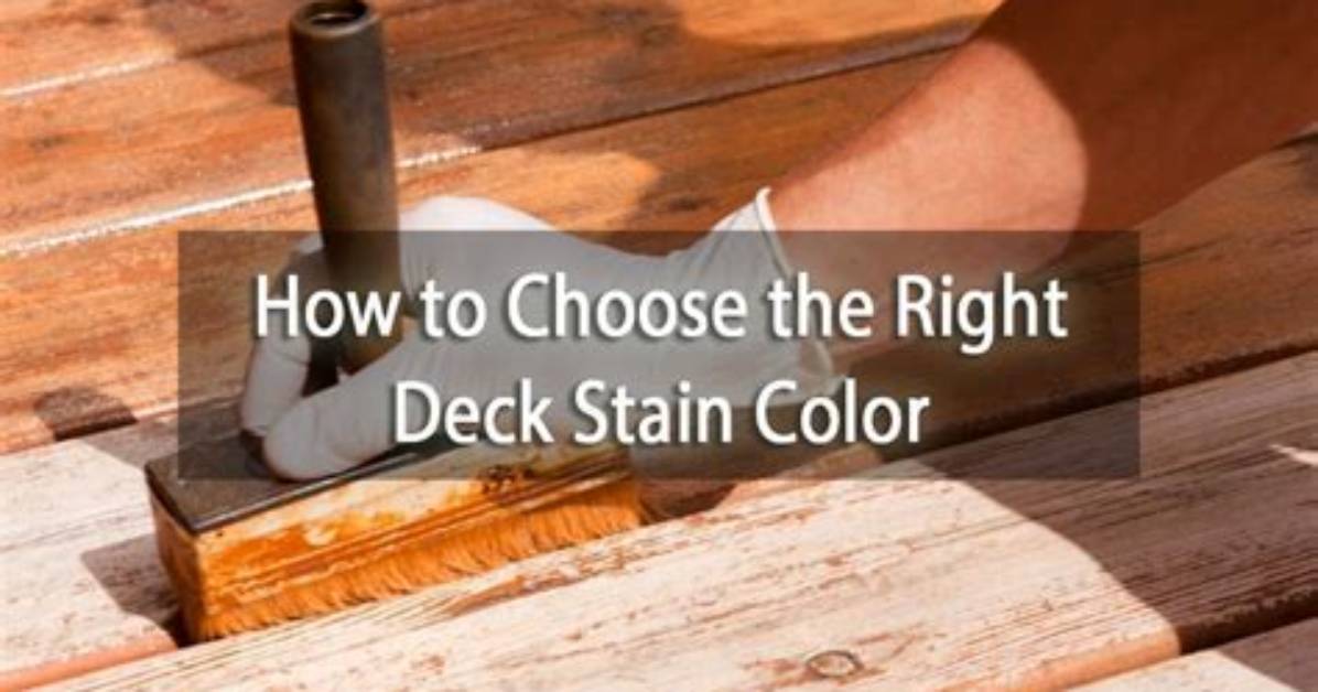 How to Choose a Deck Stain to Coordinate with Your House