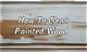 How to Clean a Black Painted Wood Kitchen Table