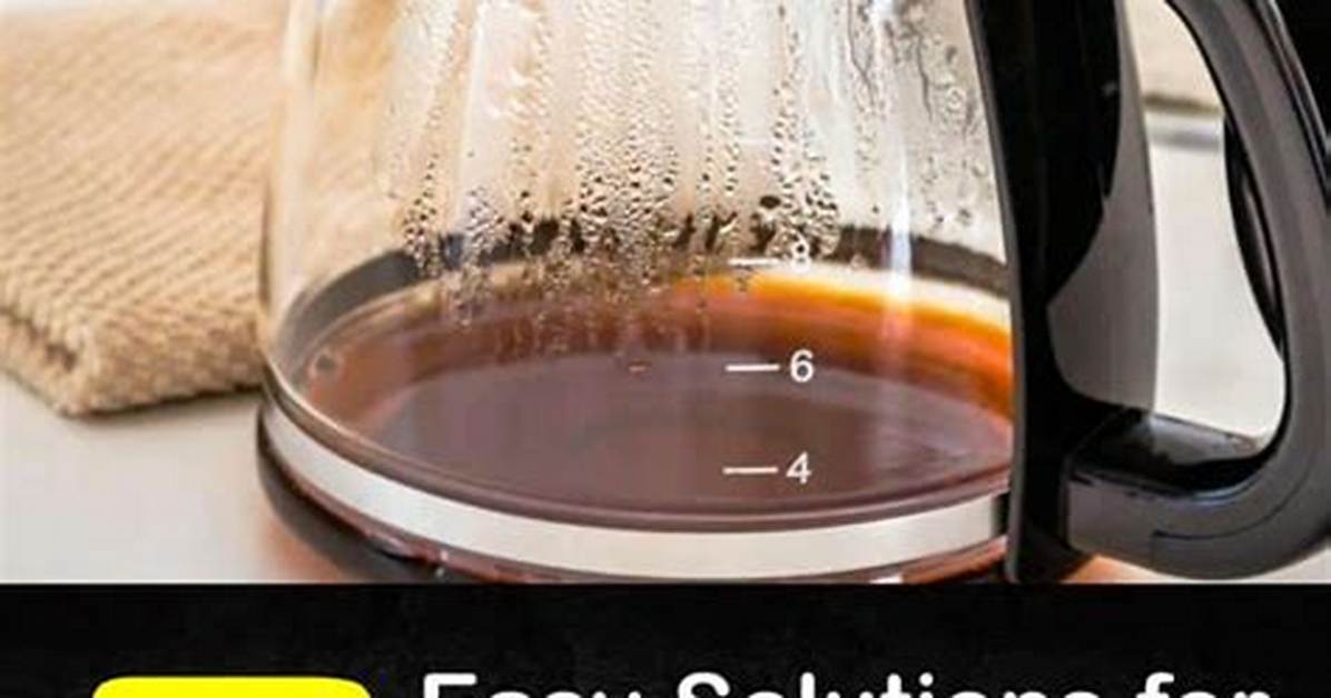 How to Clean a Coffee Pot