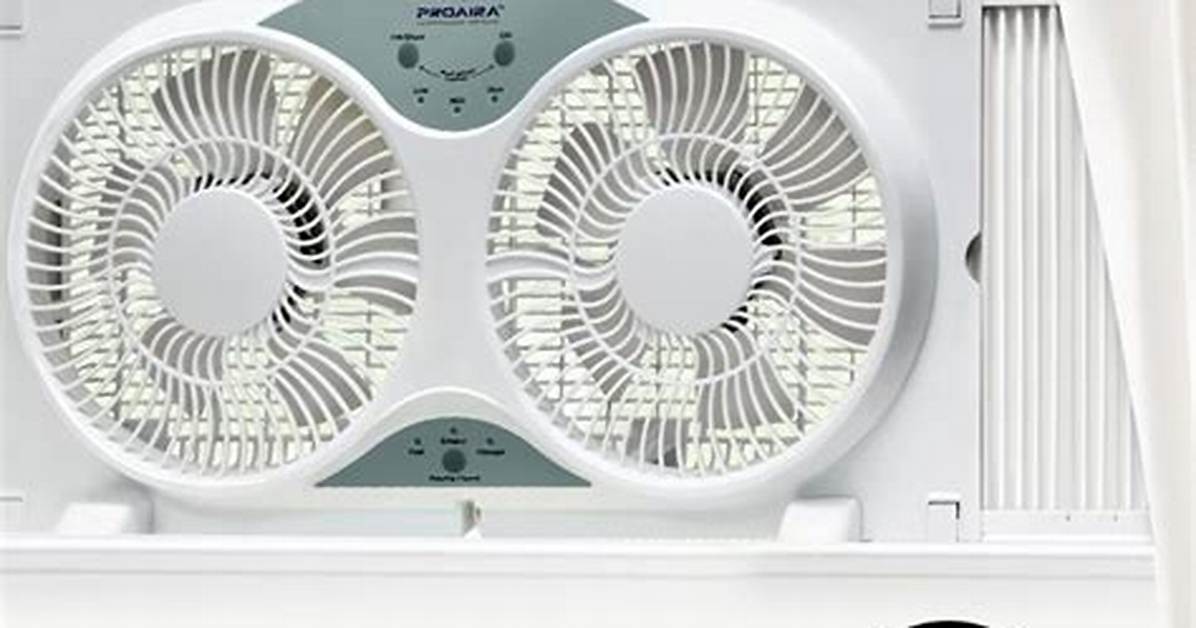 How to Clean a Dual Window Fan
