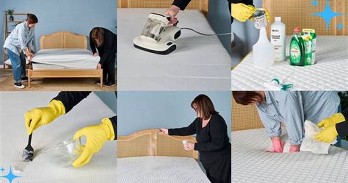 How to Clean a Mattress from Bed