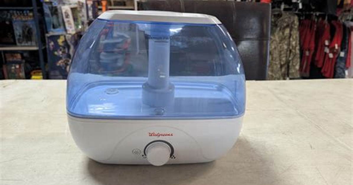 How to Clean a Walgreens Cool Mist Humidifier