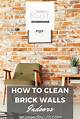How to Clean Exposed Indoor Brick Walls