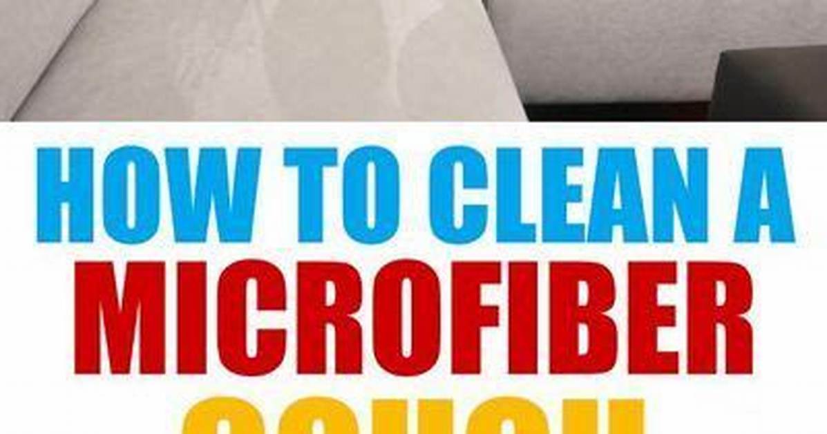 How to Clean Glue off Microfiber Furniture