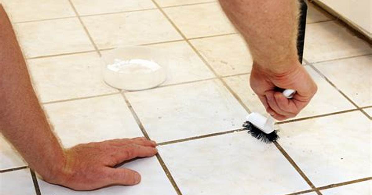 How to Clean Grout with White