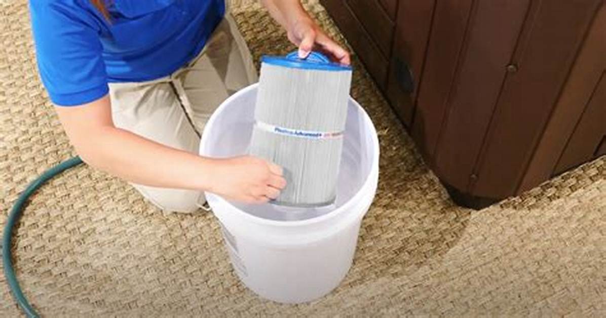 How to Clean Hot Tub Filters in The