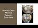 How to Clean Mineral Deposits on Stainless Steel Pans