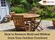How to Clean Mold & Milldew from Outdoor Awnings