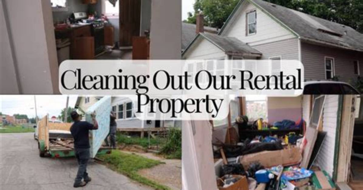 How to Clean out a Trashed Rental House