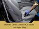 How to Clean Pleather Upholstery