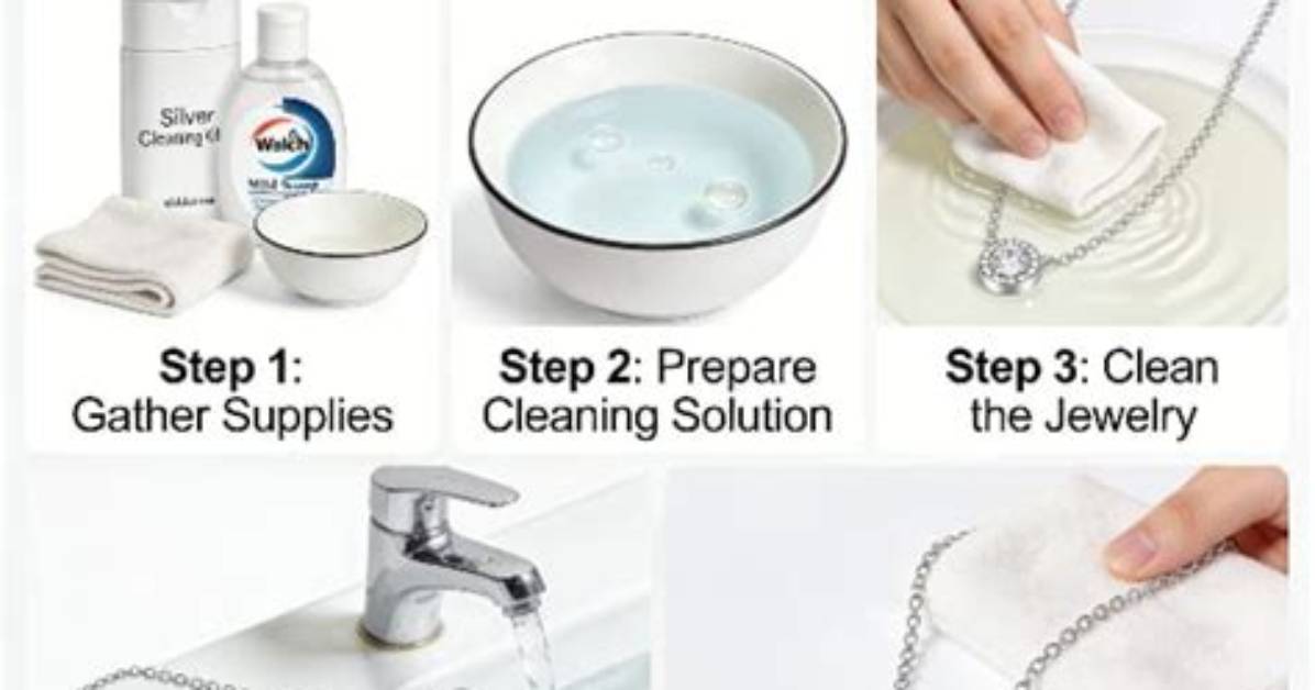 How to Clean Sterling Silver Using