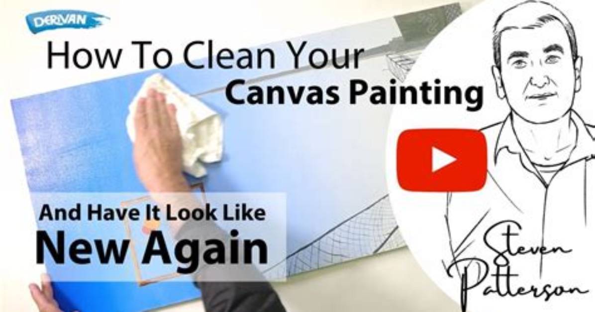 How to Clean the Canvas on Antique