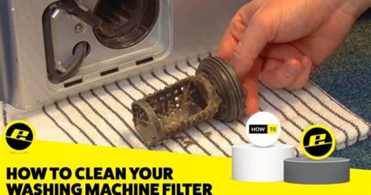 How to Clean the Pump Filter on a Ge Front Loading Washing