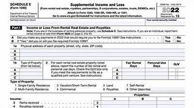 How to Complete Schedule E for the Room I Rented?
