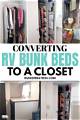 How to Convert a Closet into Bunk Beds