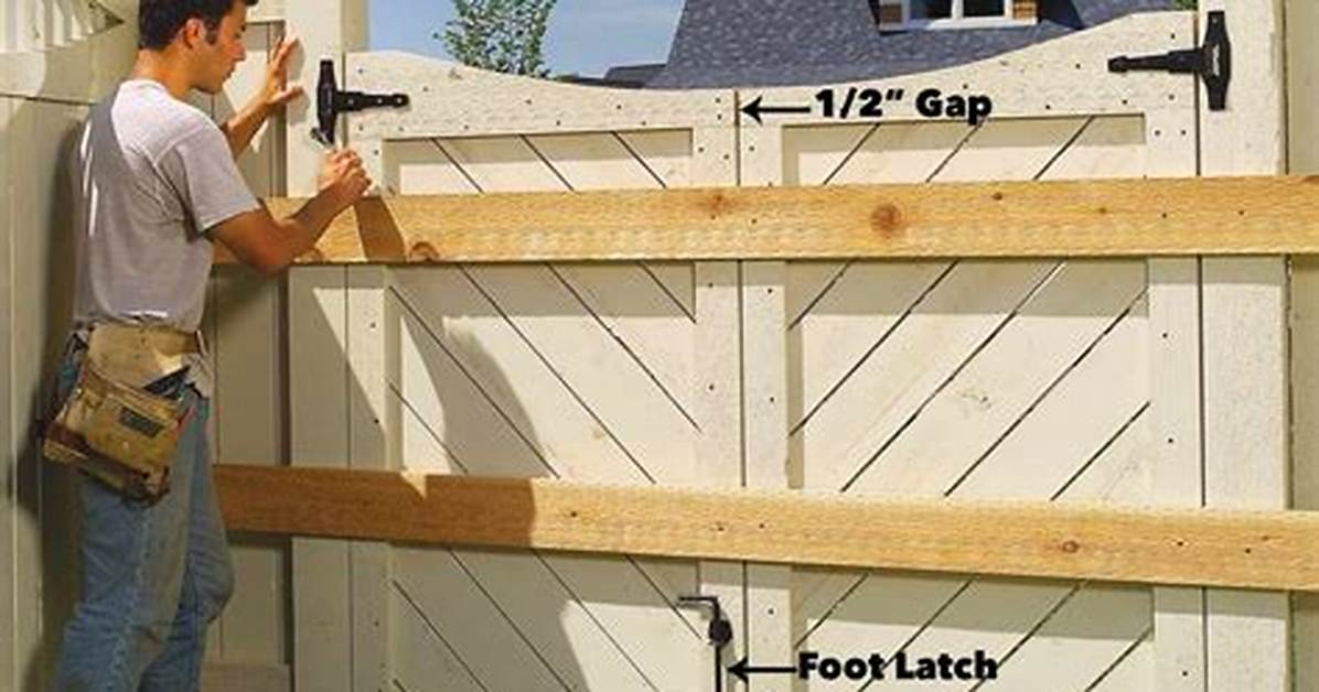 How to Convert a Fence Panel into A