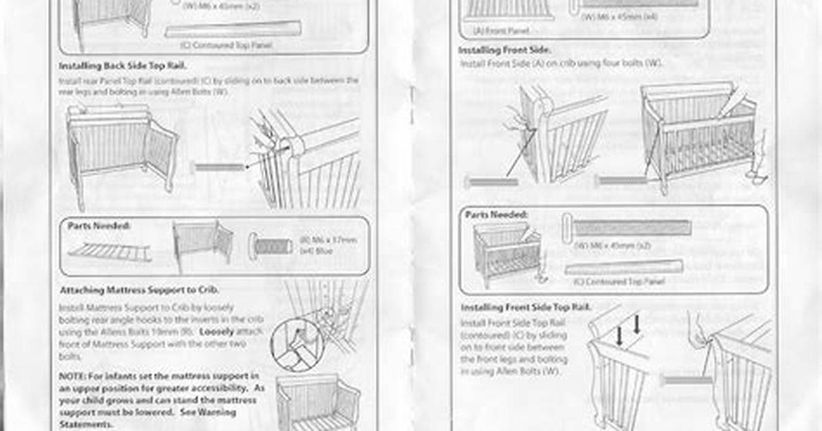How to Convert a Simplicity Crib to a Full Size Bed