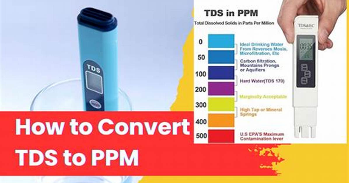 How to Convert Tds To