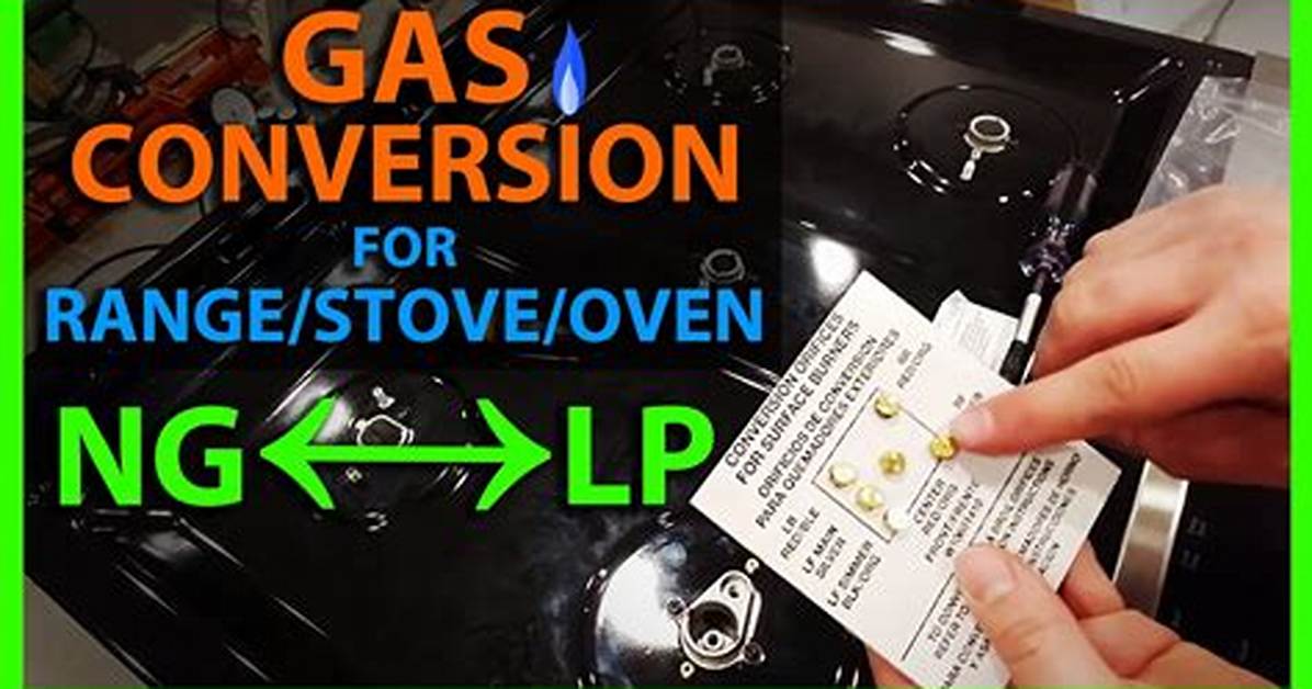 How to Convert to Lp Gas on a Tappan Gas