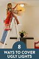 How to Cover an Ugly Bathroom Light Fixture