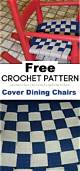How to Cover Dining Chairs with Crochet