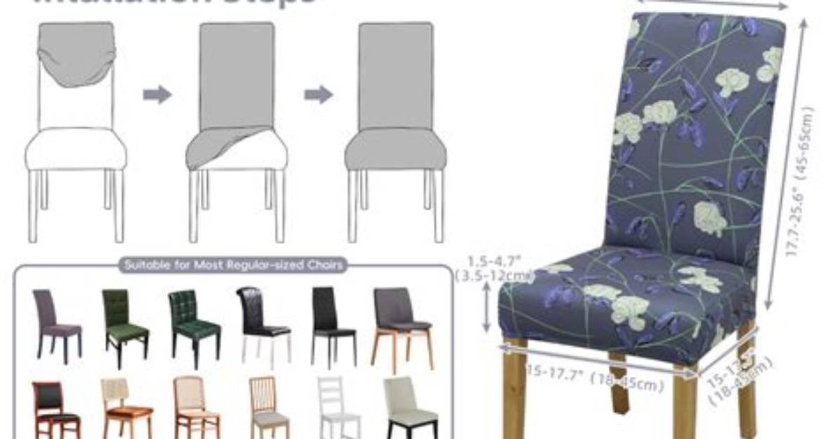 How to Cover Dining Chairs With