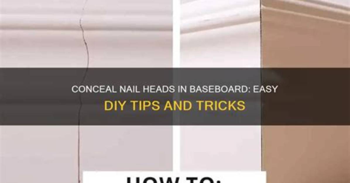 How to Cover Nail Heads In