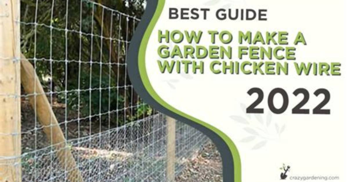 How to Create a Fence with Chicken Wire for Climbing Vines