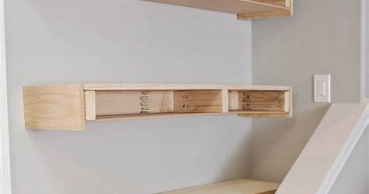 How to Create a Shelf Using a Tension Rod