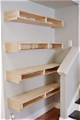 How to Create a Shelf Using a Tension Rod