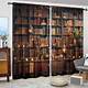 How to Curtain a Bookcase